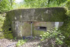 Ligne Maginot - BB3 - BUCHWIESE EST - (Blockhaus pour canon) - Flanquement gauche