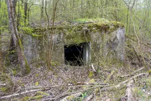 Ligne Maginot - CB174 - (Blockhaus pour canon) - Arrière du blockhaus