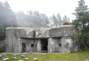 Ligne Maginot - SAPEY - (Ouvrage d'artillerie) - L'entrée mixte de l'ouvrage