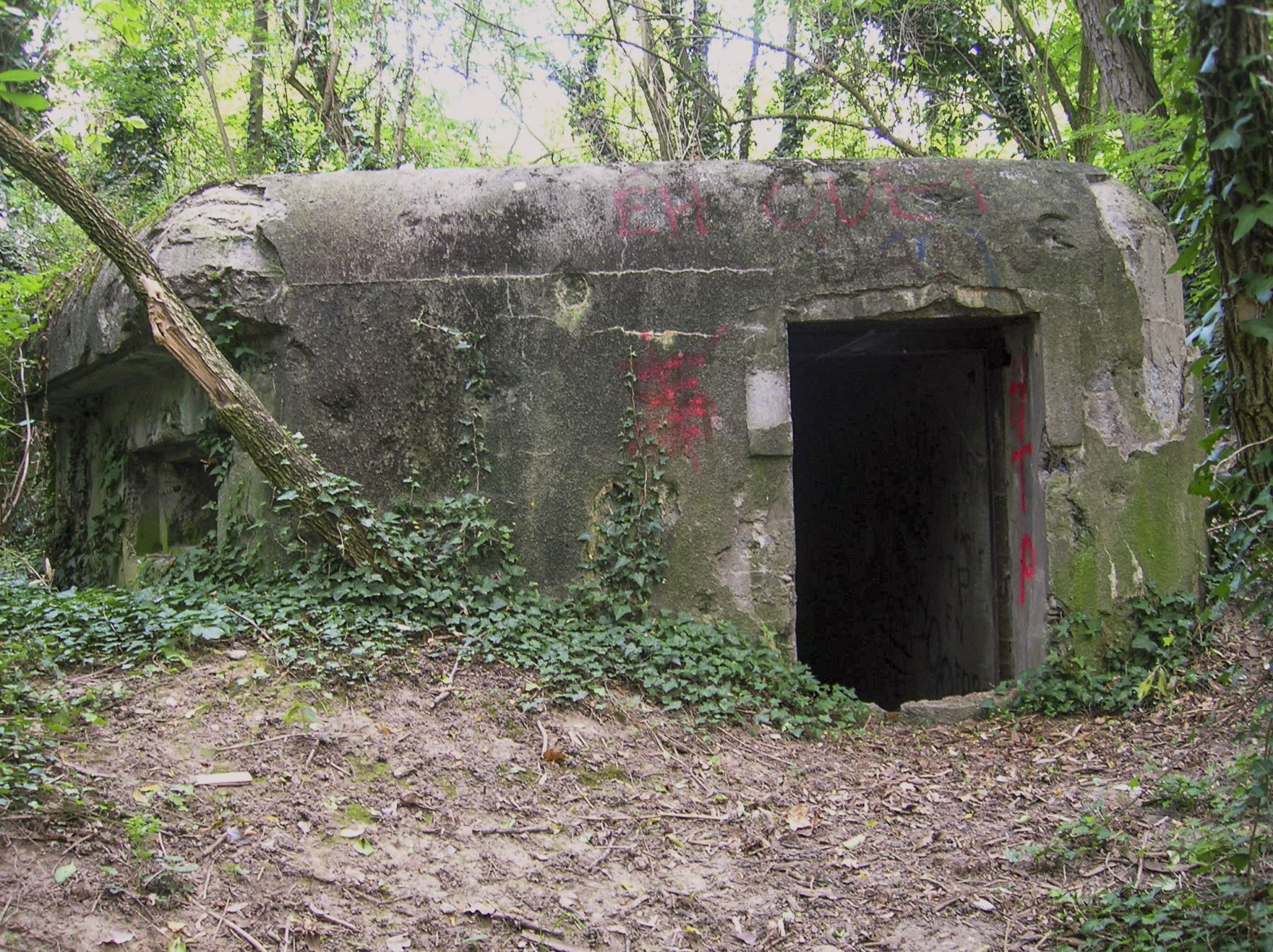 Ligne Maginot - A33 - (Blockhaus pour arme infanterie) - L'entrée