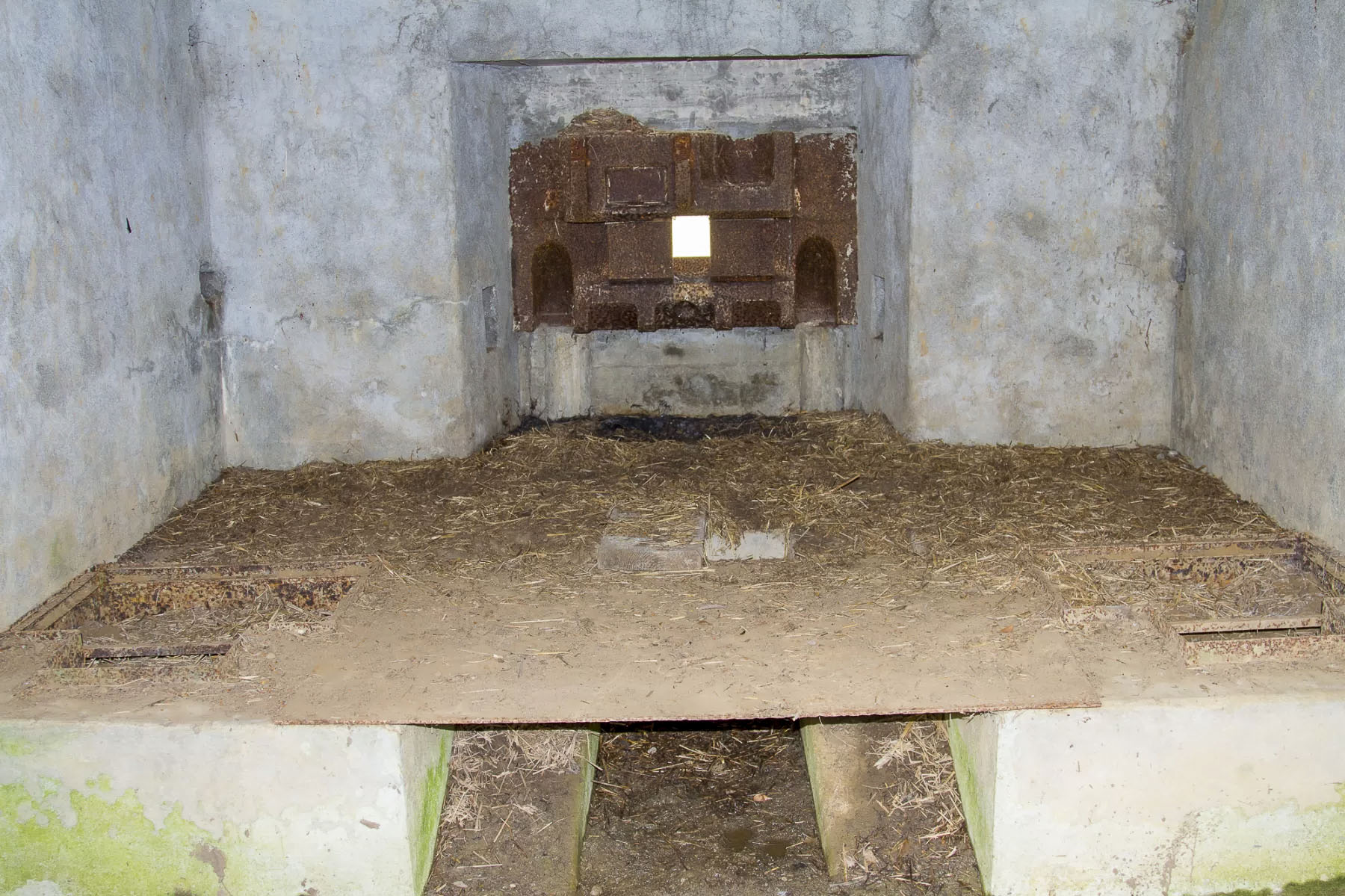 Ligne Maginot - CB160 - INGLANGE NORD - (Blockhaus pour canon) - La chambre de tir