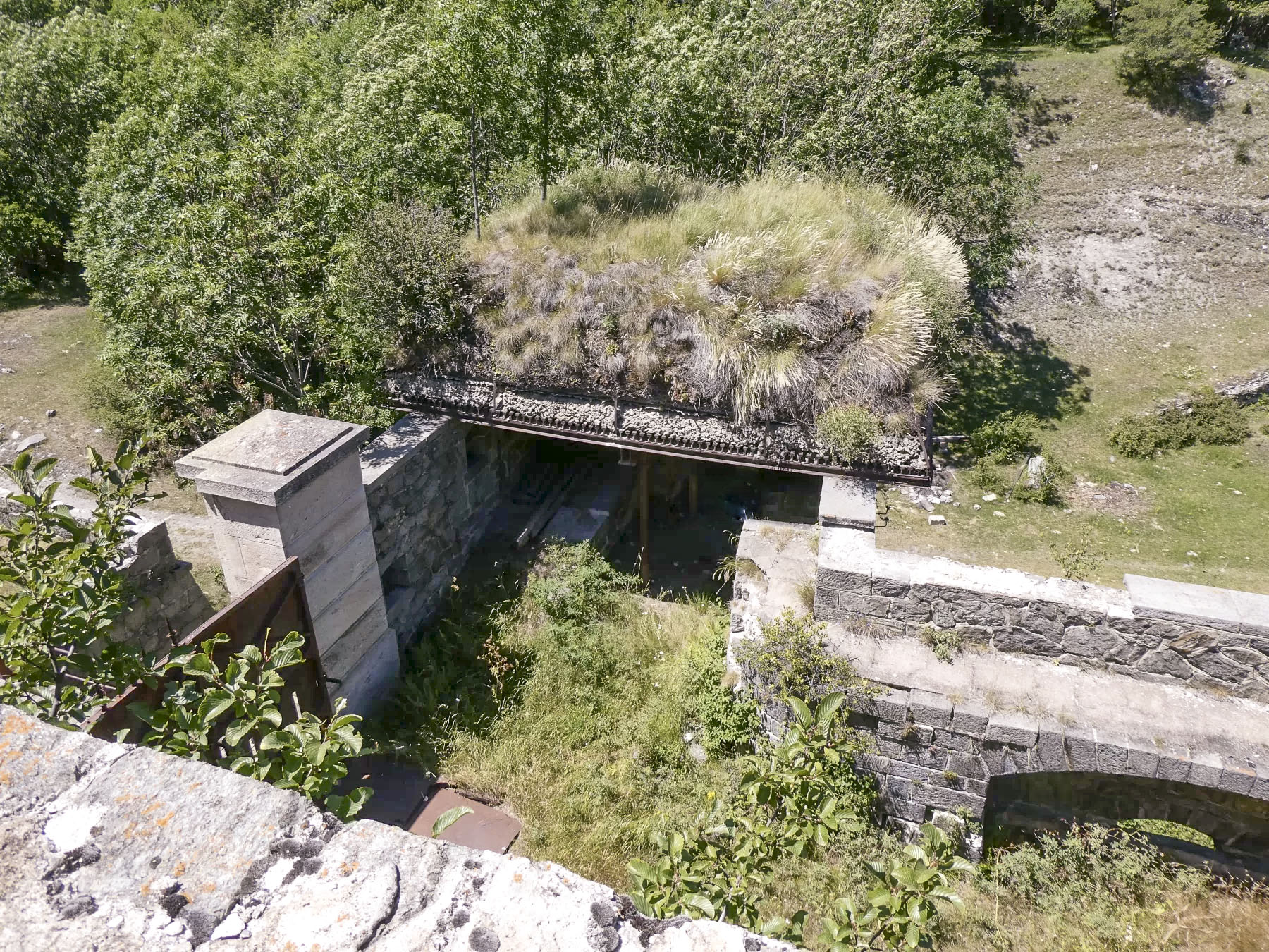 Ligne Maginot - REPLATON (QUARTIER ARC - 71° BAF) - (Position d'artillerie préparée) - L'entrée