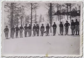 Ligne Maginot - 73° Bataillon Alpin de Forteresse (73° BAF) - SES du 73° BAF
Leçon de ski