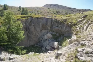 Ligne Maginot - COL DE GRANON - (Ouvrage d'infanterie) - Bloc 2
La fouille