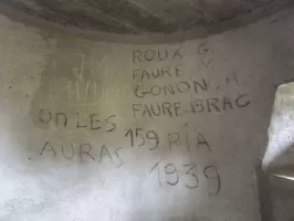 Ligne Maginot - BOIS DE SUFFIN 4 - (Blockhaus pour arme infanterie) - Un graffiti bien émouvant