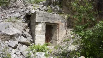 Ligne Maginot - LA LAME (QUARTIER VACHETTE - 91° BCA) - (PC de Quartier) - Entrée gauche