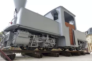 Ligne Maginot - Locotracteur Péchot-Bourdon modèle 1888 -  L'exemplaire du musée de Pozega (Serbie) exposée aux invalides à Paris