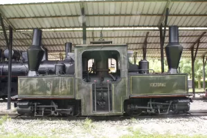 Ligne Maginot - Locomotive à vapeur PECHOT-BOURDON modèle 1888 - Pozega (Serbie)