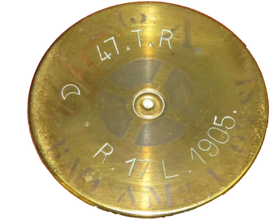 Cartouche de 47mm Mle 1885 à obus de rupture Mle 1892 & 1892 G