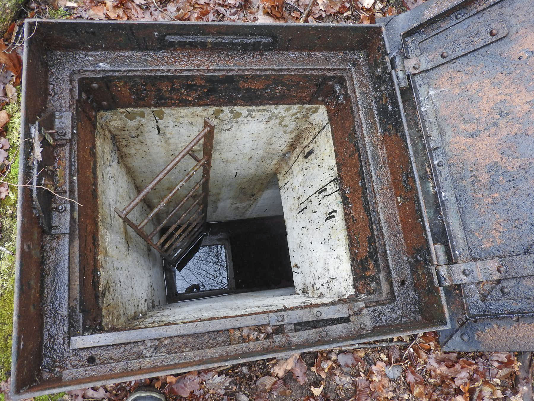 Ligne Maginot - C - (Chambre de coupure) - La chambre de coupure est inondée