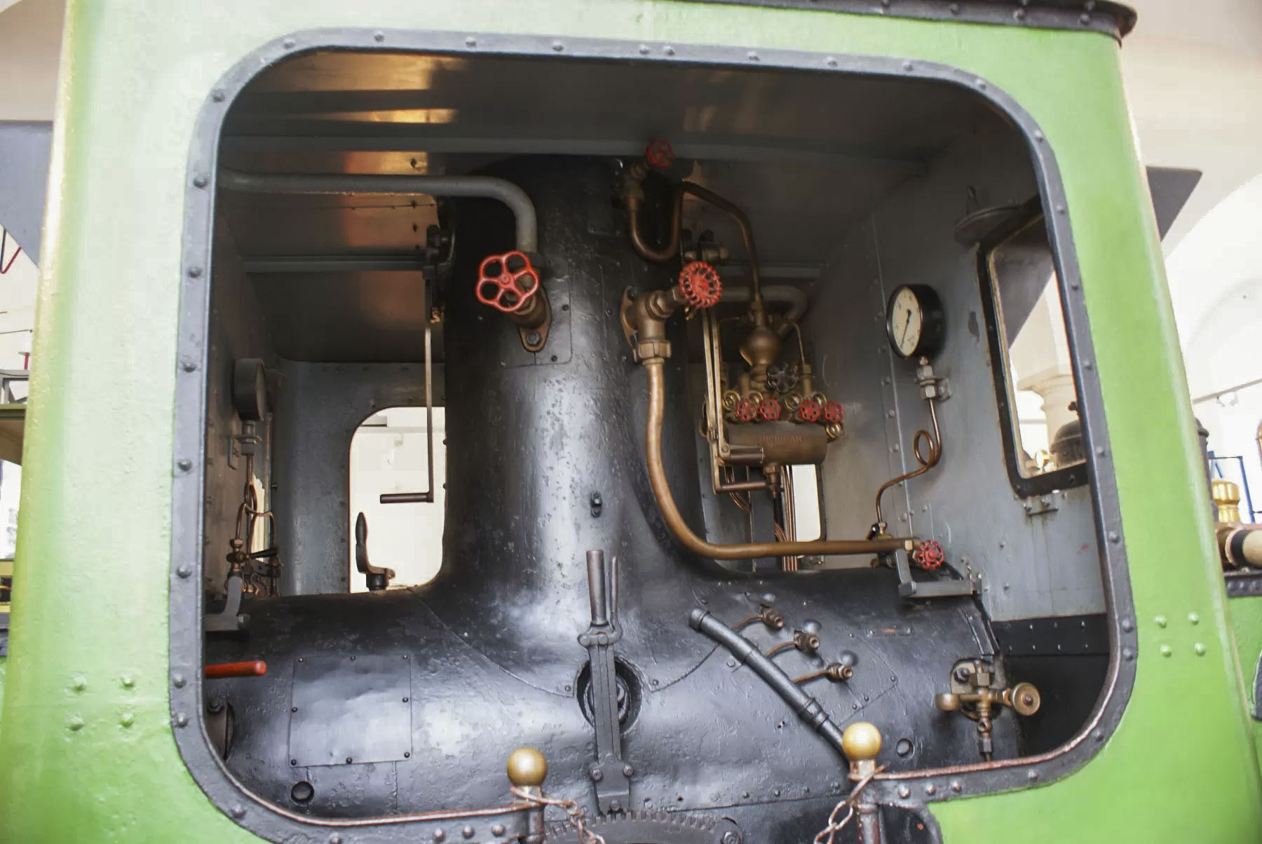 Ligne Maginot - Locomotive à vapeur PECHOT-BOURDON modèle 1888 - Chaudières et dôme de vapeur