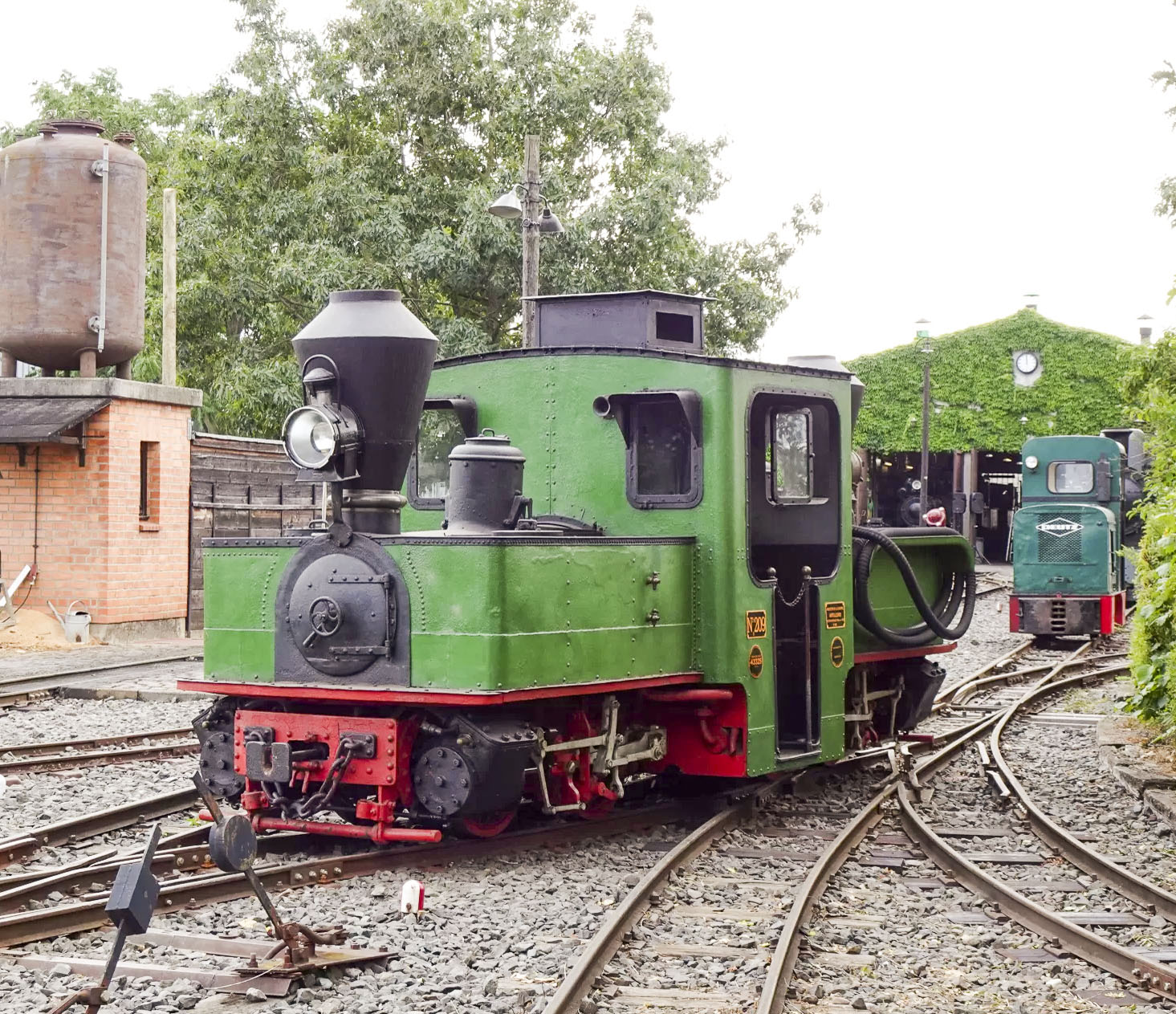 Ligne Maginot - Locomotive à vapeur PECHOT-BOURDON modèle 1888 - Feldbahnenmuseum Francfort