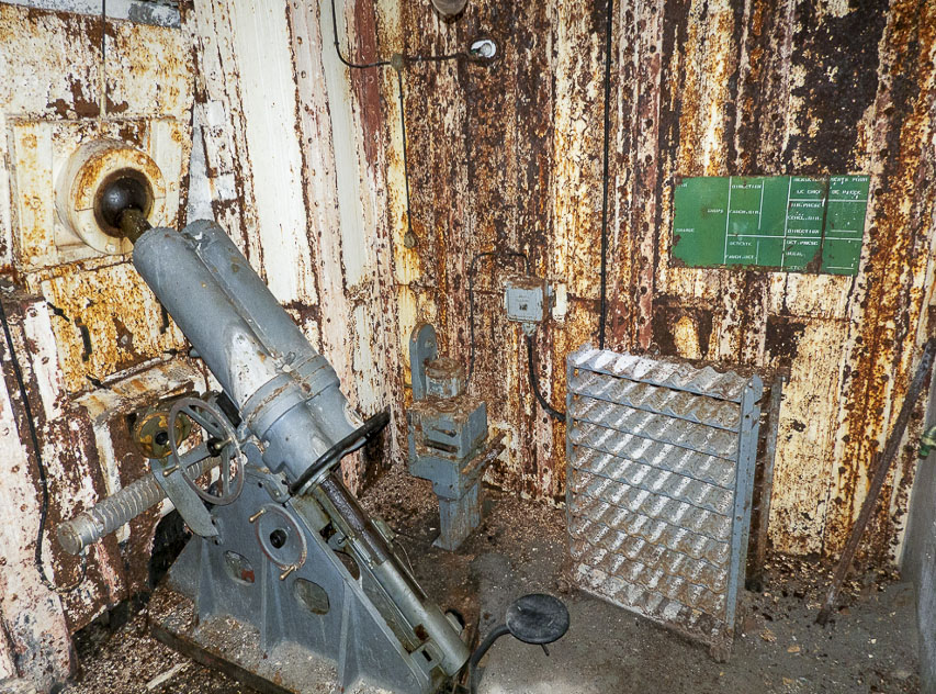 Ligne Maginot - SAINT OURS HAUT (SOH) - (Ouvrage d'artillerie) - Bloc 5
Etage intermédiaire
Mortier de 81 de droite