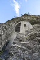 Ligne Maginot - TOURNOUX - Batterie XII - Le débouché du central téléphonique
L'antenne radio était installé à sa hauteur