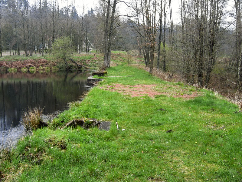 Ligne Maginot - GLASBRONN (ETANG-RéSERVOIR) - (Inondation défensive) - La digue de retenue