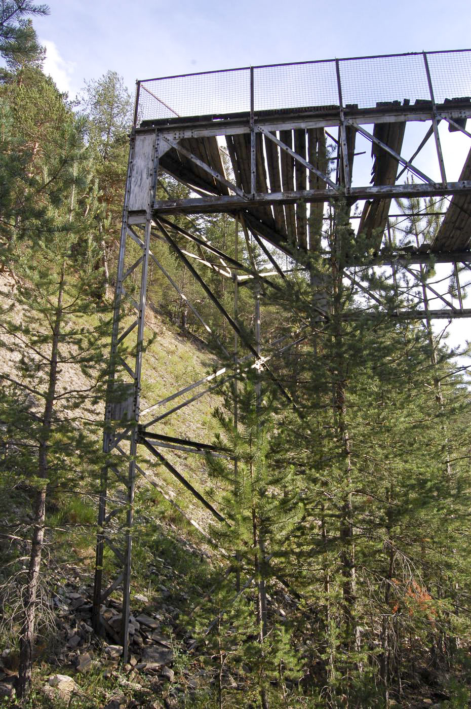 Ligne Maginot - TéLéPHéRIQUE DE ROCHE LA CROIX - (RESEAU - Téléphérique (ligne)) - Pylône No 1