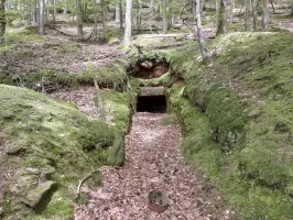 Ligne Maginot - FALKENBERG - COTE 263 (2°BON - 154°RIF) - (PC de Quartier) - Tranchée et amorce de galerie