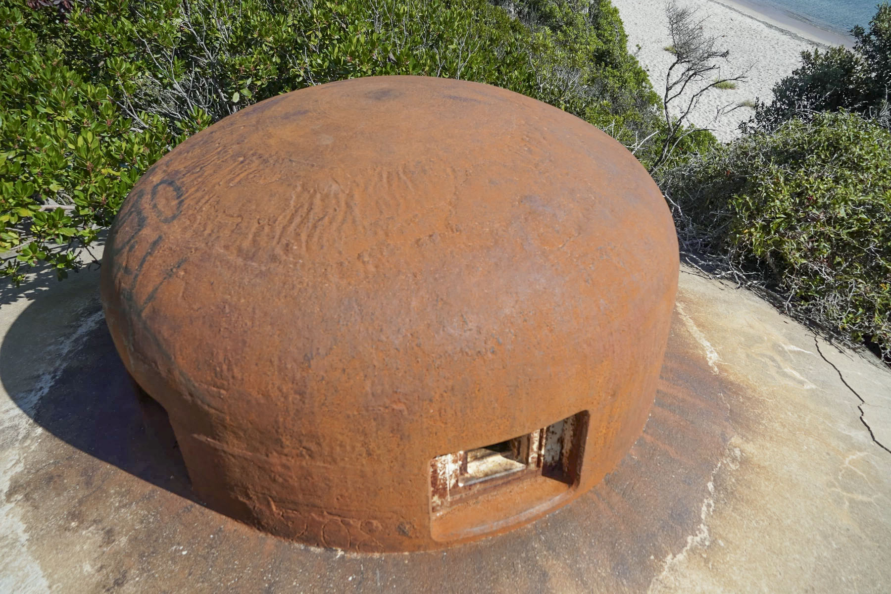 Ligne Maginot - CAPO BIANCO NORD - (Casemate d'infanterie - Simple) - Cloche sans un trou pour un périscope