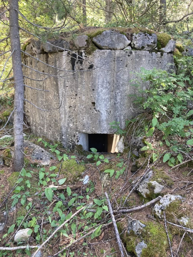 Ligne Maginot - CHALETS DU VALLON 1 - (Blockhaus pour arme infanterie) - Photo à vérifier, égal à Chalets du Vallon 2