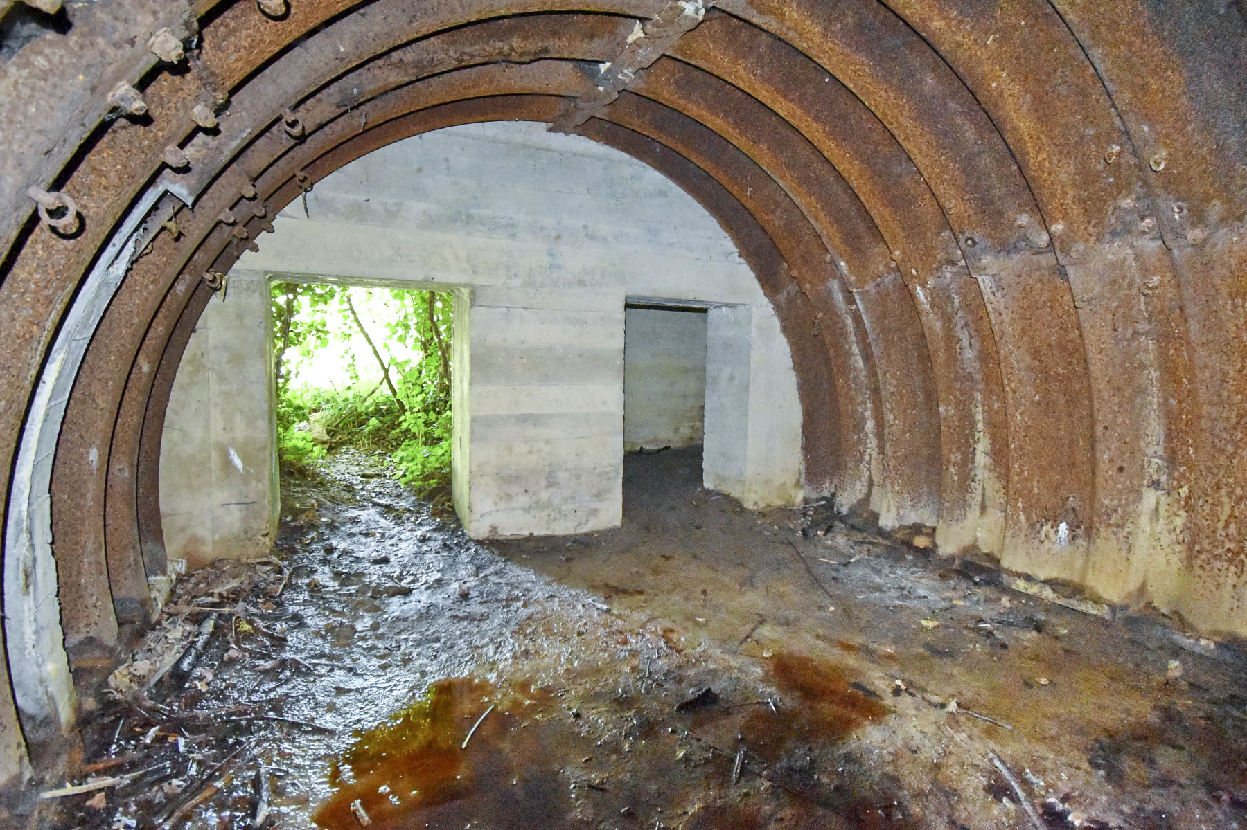 Ligne Maginot - BREITSAND CENTRE - (Abri) - Salle en tôle métro