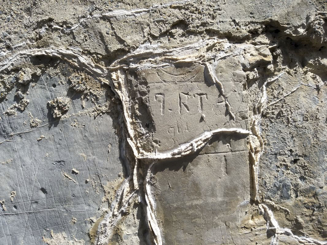 Ligne Maginot - COL DE CROUS (ABRIS ALPINS) - (Abri) - Plaque constructeur sur le linteau de la porte sud du grand casernement