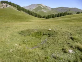 Ligne Maginot - MONT LONGON - (Position d'artillerie préparée) - Emplacement de tir