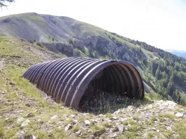 Ligne Maginot - MONT LONGON - (Position d'artillerie préparée) - Abri 1