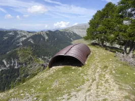 Ligne Maginot - MONT LONGON - (Position d'artillerie préparée) - Abri 1