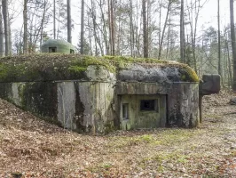 Ligne Maginot - GRAFENWEIHER CENTRE - (Casemate d'infanterie - Simple) - La façade de tir vers l'ouest