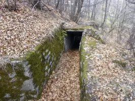 Ligne Maginot - PLANET 5 - (Blockhaus pour arme infanterie) - Tranchée vers le blockhaus