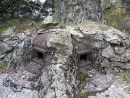 Ligne Maginot - Avant-poste de VALABRES Nord (ou Principal) - Détail de la cloche Pamart du bloc 2