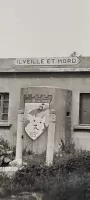 Ligne Maginot - BOUZONVILLE - (Poste GRM - Maison Forte) - Vue de l'édicule avec le blason du 162° RIF