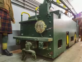 Ligne Maginot - Locotracteur SW (Schneider-Westinghouse) - Matériel exposée au musée de Fermont