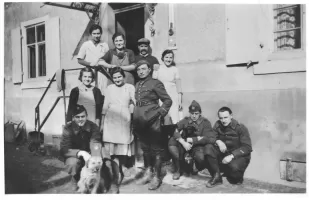 Ligne Maginot - 8° Bataillon de mitrailleurs (8° BM) - 1939_Officier du 8°BM à Rixheim (68)