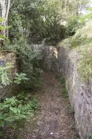 Ligne Maginot - BATTERIE DE FORT LACROIX - (Position d'artillerie préparée) - Accès au magasin à munitions de la batterie supérieure