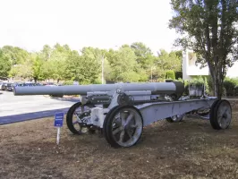 Ligne Maginot - Canon de 155 mm GPF - Musée de l'Artillerie à Draguignan