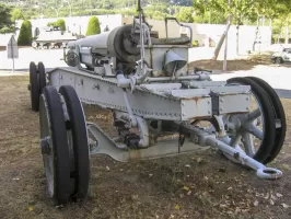 Ligne Maginot - Canon de 155 mm GPF - Musée de l'Artillerie à Draguignan