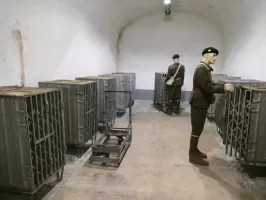 Ligne Maginot - Chariot élevateur CICAM (CICAM) - Chariots élévateurs utilisés dans la magasin à munitions de l'ouvrage de Saint Roch.