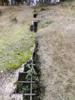 Ligne Maginot - BAISSE DE CABANETTE - (Stand de tir) - La tranchée couverte pour les cibles, devant la butte