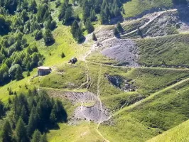 Ligne Maginot - BAISSE DE SAINT VERAN - (Ouvrage d'infanterie) - Vue d'ensemble du site.