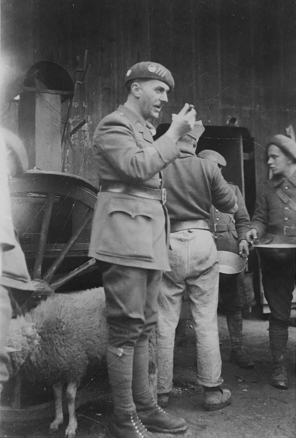 Ligne Maginot - 171° Régiment d'Infanterie de Forteresse (171° RIF) - Le Cne Martin, commandant la 11° Cie du III/171 aux fermes de Neuhaeuser