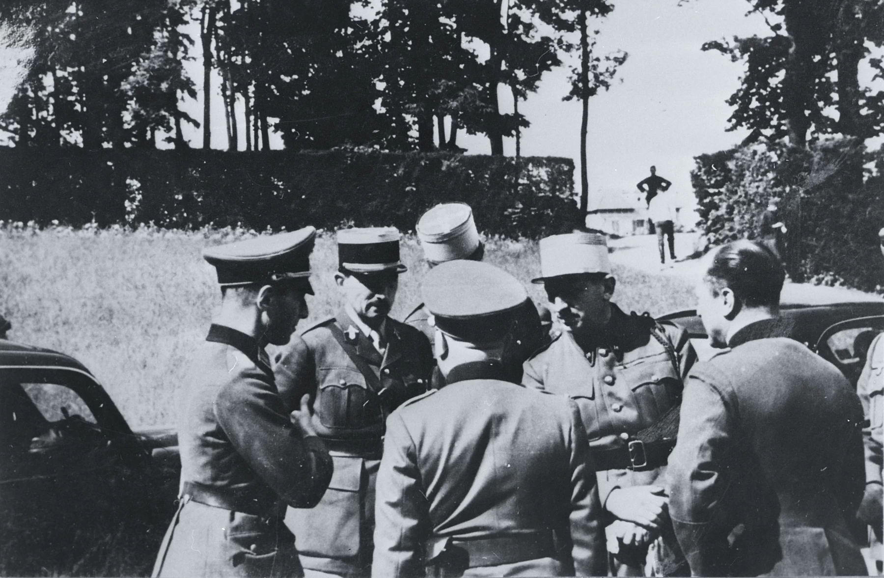 Ligne Maginot - Armistice - les plénopotentiaires - 27 juin 1940, les plénipotentiaires français, Simon, Desouzy et Marion