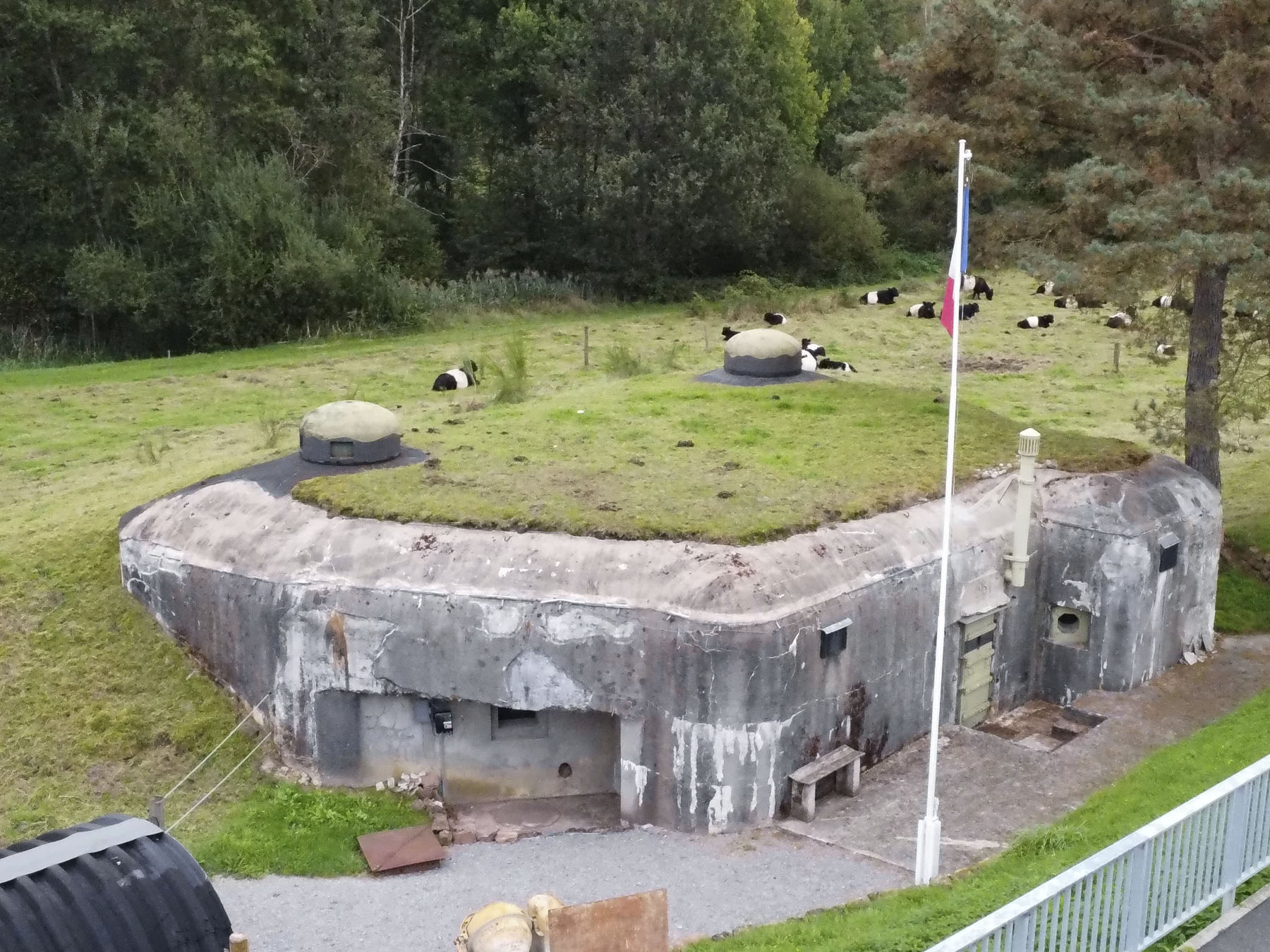 Ligne Maginot - DAMBACH NORD - NEUNHOFFEN SUD-EST - (Casemate d'infanterie - Double) - Vue globale cote ouest