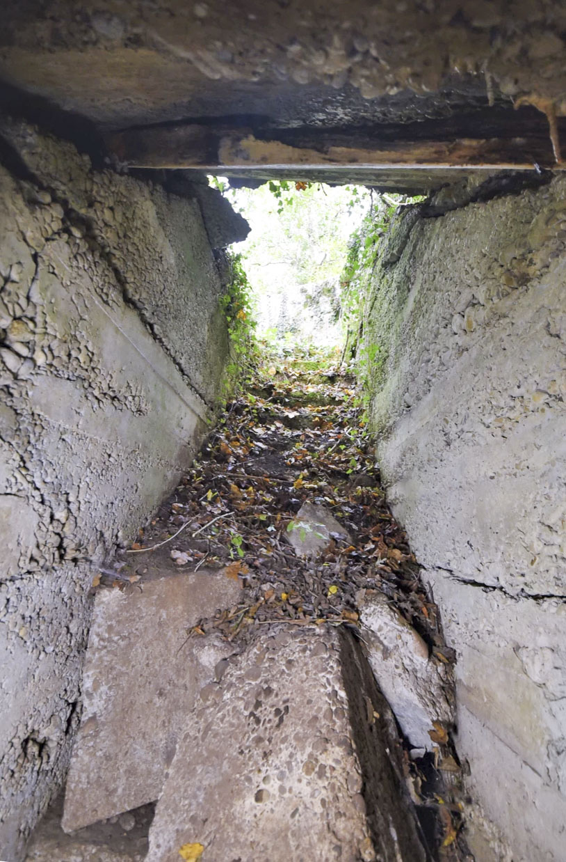 Ligne Maginot - RADBRUNNEN 2 - (Blockhaus pour canon) - Entrée Nord