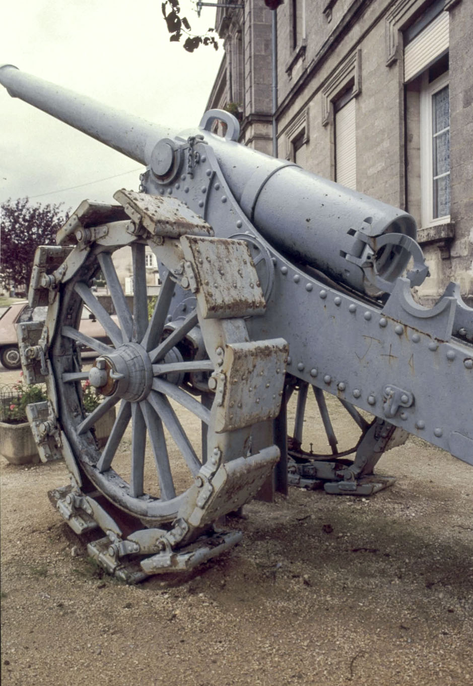 Ligne Maginot - Canon de 155 mm L Modèle 1877 de Bange - Pièce exposée à Rupt en Woëvre