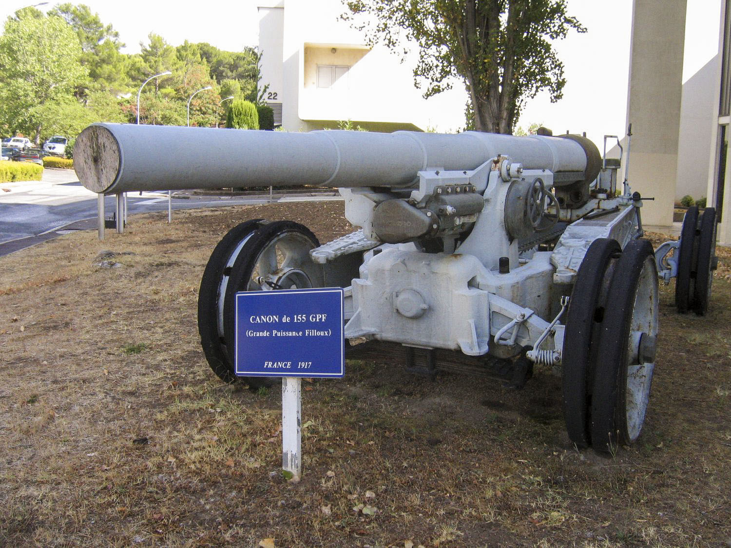 Ligne Maginot - Canon de 155 mm GPF - Musée de l'Artillerie à Draguignan