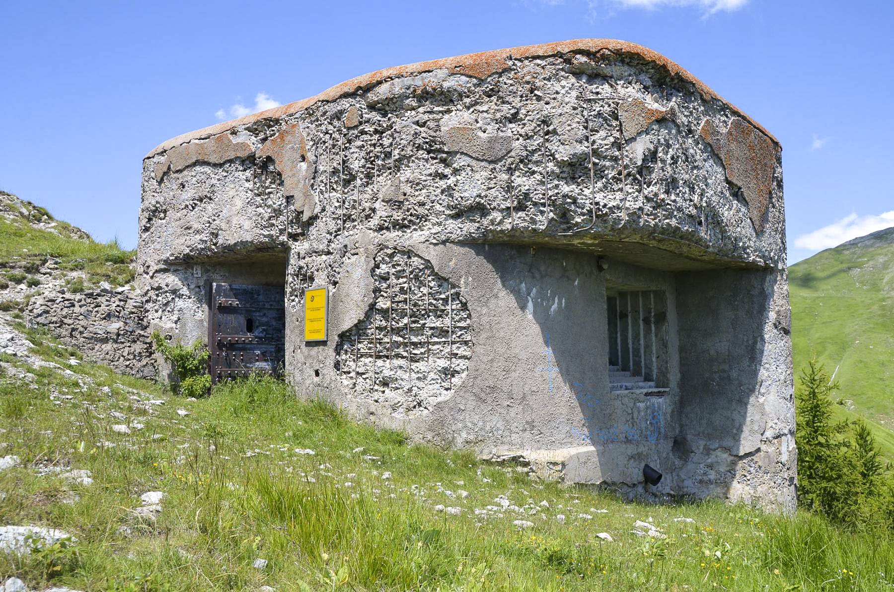 Ligne Maginot - BAISSE DE SAINT VERAN - (Ouvrage d'infanterie) - Le bloc 2
Vue d'ensemble