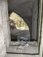 Ligne Maginot - BERGHE NORD (TUNNEL DE) - (Blockhaus pour arme infanterie) - Créneau droit du blockhaus