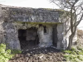 Ligne Maginot - CEZF-7 - GROSTENQUIN SUD - (Blockhaus lourd type STG / STG-FCR - Double) - Les entrées de la casemate.