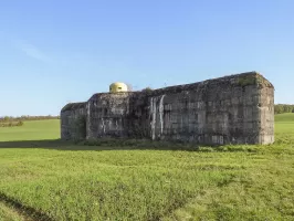 Ligne Maginot - CEZF-28 - AUDVILLER OUEST - (Blockhaus lourd type STG / STG-FCR - Double) - Le front de tête.